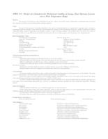 Design of a Simulator for Mechanical Loading of Garage Door Operator Systems over a Wide Temperature Range (Fall 2003) IPRO 324: Design of a Simulator for Mechanical Loading of Garage Door Operating Systems IPRO324 Fall2003 Final Report