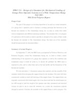Design of a Simulator for Mechanical Loading of Garage Door Operator Systems over a Wide Temperature Range (Fall 2003) IPRO 324: Design of a Simulator for Mechanical Loading of Garage Door Operating Systems IPRO324 Fall2003 Midterm Report