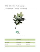 Oak Park Energy Efficiency & Carbon Reduction (Semester Unknown) IPRO 329: OakParkEnergyEfficiencyAndCarbonReductionIPRO329FinalReportF10