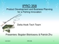 Delta Hook Tech (Semester Unknown) IPRO 358: DeltaHookTechIPRO358MidTermPresentationSu09