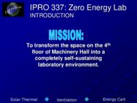 ZERO ENERGY LAB (Semester Unknown) IPRO 337: ZeroEnergyLabIPRO337FinalPresentationSp09