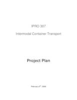 Intermodal Container Transport (Semester Unknown) IPRO 307: IntermodalContainerTransportIPRO307ProjectPlanSp09