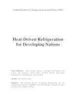 Heat Driven Refrigeration Systen (semester 1 of Unknown), IPRO 302: Heat Driven Refrigeration System IPRO 302 Final Report Sp04