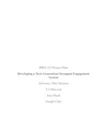 Developing a Next-Generation Occupant Engagement System (Semester Unkown) IPRO 323: DevelopingANext-GenerationOccupantEngagementSystemIPRO323FinalSp09