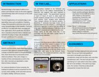 Silver Nanoparticles Indicators of Thermal History (Semester Unknown) IPRO 317: SilverNanoParticlesIndicatorsOfThermalHistoryIPRO317BrochureSp09