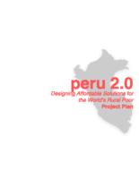 Designing Affordable Energy, Water, And Shelter Solutions For The World's Poor (Semester Unknown) IPRO 325: DesigningAffordableWater,Energy, and ShelterSolutionsIPRO325ProjectPlanSp09