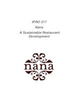 Nana A Sustainable Restaurant (Semester Unknown) IPRO 371: NanaASustainable%20RestaurantIPRO317ProjectPlanSp10_redacted