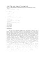 Improving Health Care Information Systems for a Community Health Network  (semester?), IPRO 340: ACCESS Healthcare Perinatal Care IPRO 340 Final Report Sp06