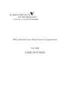 Solid Fuel from Biomass for Cogeneration (Semester Unknown) IPRO 349: Solid Fuel From Biomass For Cogeneration IPRO 349 Ethics F08