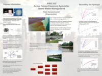 Porous Pavement/Hydro-gel System for Storm Water Management (Semester Unknown) IPRO 312: Porous Pavement Hydro-gel System for Storm Water Management IPRO 312 Poster1 Sp08