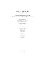 Porous Pavement/Hydro-gel System for Storm Water Management (Semester Unknown) IPRO 312: Porous Pavement Hydro-gel System for Storm Water Management IPRO 312 Project Plan Sp08