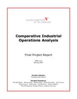 Comparative Industrial Operations Analysis (semester?), IPRO 312: Comparative Industiral Operations IPRO 312 Final Report Sp07