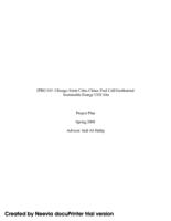 Chicago Sister Cities China: Fuel Cell/Geothermal Sustainable Energy USX Site (Semester Unknown) IPRO 345: Fuel CellGeothermal Sustainable Energy at USX Site IPRO 345 Project Plan Sp08