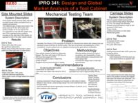 Design and Global Market Analysis of a Tool Cabinet (Semester Unknown) IPRO 341: DesignandGlobalMarketAnalysisOfAToolCabinetIPRO341Poster2Sp10