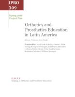 Helping in Orthotics and Prosthetic Education (Semester Unknown) IPRO 309: ProstethicsAndOrthoticsInLatinAmericaIPRO309ProjectPlanSp11_redacted
