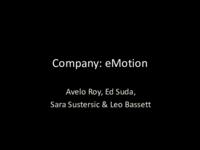 eMotion (Semester Unknown) IPRO 354: eMotion EnPRO 353 Final Presentation Sp08