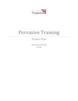 Pervasive Training (Semester Unknown) IPRO 317: PervasiveTrainingIPRO317ProjectPlanSp11