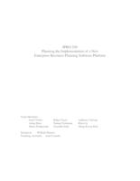 Planning the Implementation of a New Enterprsie Resource Planning Software Platform (semester?), IPRO 320: Enterprise Resource Planning Software IPRO 320 Final Report Sp07