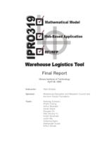Decision Making Tool for Warehouse Logistics Pricing (semester?), IPRO 319: Warehouse Logistics Pricing IPRO 319 Final Report Sp07