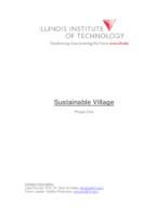 Sustainable Village (semester?), IPRO 301: Sustainable Village IPRO 301 Project Plan Sp05