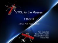 Vtol for the Masses (Spring2002) IPRO 318: VTOL_for_The_Masses IPRO318_Spring2002_Final_Presentation