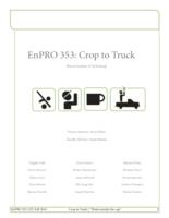 Crop to Truck (Semester Unknown) EnPRO 353: MobileCoffeeBaristaEnPRO353ProjectPlanF10