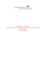 Design of Coal Desulfurization Processes to Improve the Environment (semester?), IPRO 346: Coal Desulfurization IPRO 346 Final Report F06