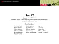 Zoo Tech (Semester Unknown) IPRO 318: ZooTechIPRO318MidTermPresentationSp10
