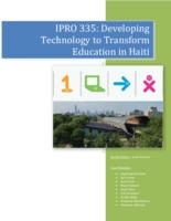 Developing Technology to Transform Education in Haiti (Semester Unknown) IPRO 335: OneLaptopPerChild-HaitiPRO335ProjectPlanF10