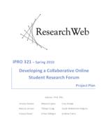Research Web (Semester Unknown) IPRO 321: ResearchWebIPRO321ProjectPlanSp10