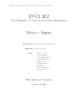 CO2 Mitigation:  A Techno-Economic Assessment (semester?), IPRO 302: CO2 Mitigation IPRO 302 Midterm Report F07