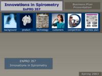 Innovations in Spirometry (Spring 2002) ENPRO 357