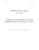 Design of a Large-Scale Structural System for the 21st Century (Semester Unknown) IPRO 356: DesignOfALarge-ScaleStructuralSystemIPRO356FinalReportSp10