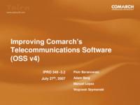 Comarch Software Suire Improvement (semester?), IPRO 349B: Comarch Software suite Improvement IPRO 349 3.2 IPRO Day Presentation S07