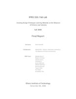 Fab Lab (Semester Unknown) IPRO 333: Fab Lab IPRO 333 Final Report F08