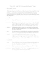 eMotion (Semester Unknown) IPRO 354: eMotion IPRO 354 Ethics F08
