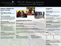 Researching, Designing, Testing, and Evaluating IPRO Program Enhancements (Semester Unknown) IPRO 301: Researching, Designing, Testing, and Evaluating IPRO 301 Poster Sp08