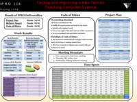 Developing a Computer Science Textbook that Incorporates Real and Practical Open-Ended Problem Solving (Semester Unknown) IPRO 328: Developing a Computer Science Text with Practical Open-Ended Problems IPRO 328 Poster1 Sp08