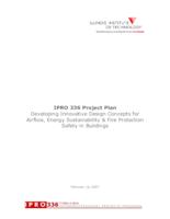 Developing Innovative Design Concepts for Airflow, Energy Sustainability and Fire Protection Safety in Buildings (semester?), IPRO 336: Airflow Energy Sust fire Protect in Bldgs IPRO 336 Project Plan Sp07