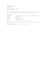 Conceptual Design and Planning for the Environment of Chicago Area Health Clinics by Access Community Health  (Semester Unknown) IPRO 340: Conceptual Design and Planning for the environment of Chicago Area IPRO 340 Meeting Minutes Sp08