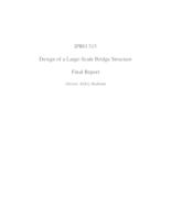 Design of a Large-Scale Bridge Structure (semester?), IPRO 315: Large-Scale Bridge Structure IPRO 315 Final Report Sp07