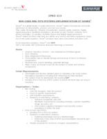 Bar-Code and FIFO Systems Implementation at Shure (semester?), IPRO 313: Barcode and FIFO Systems Implementation at SHURE IPRO 313 Abstract F05