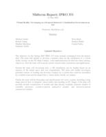 Virtual Reality:  Developing an Advanced Immersive Visualization Environment at IIT (semester?), IPRO 351: Developing an Adv Immersive Visualization Environment IPRO 351 Midterm Report Sp05