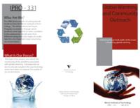 Global Warming and Community Outreach (Semester Unknown) IPRO 331: Global Warming and Community Outreach IPRO331 Brochure F10