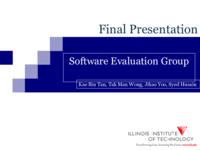 Strategic Management System (Summer2003) IPRO357: Strategic Management System-Software Evaluation Team IPRO357 Summer2003 Final Presentation