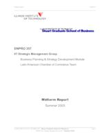 Strategic Management System (Summer2003) IPRO357: Strategic Management System-LACC Team IPEO357 Summer2003 Midterm Report_redacted