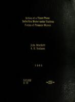 The action of a three phase induction motor under various forms of pressure wave