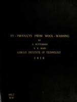 By-products from wool washing