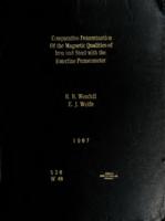 A comparative determination of the magnetic qualities of iron and steel with the Esterline permeameter and magnetic balance