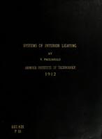 Comparative investigation of different systems of interior lighting